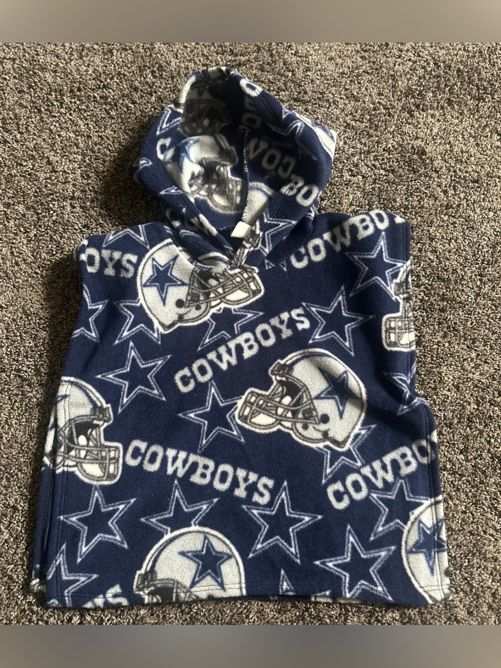 Dallas Cowboys Toddler Poncho Unisex Size XS 0061